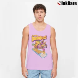 Men’s Dunkaroos Retro Snack Tank Top in light pink | Breathable, Active-Friendly Design