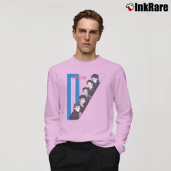 Men’s Duran Duran Band Long-Sleeve Shirt in light pink | Sleek, Lightweight, Year-Round Wear