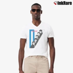 Men’s Duran Duran Band V-Neck Tee in white | Sharp, Breathable, Everyday Staple