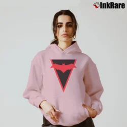 Women’s Earth 2 Thomas Wayne Batman Classic Cozy Hoodie in light pink | Warm, Structured, Stylish