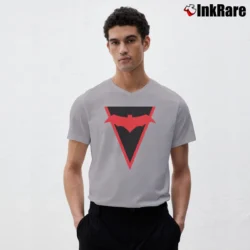 Men’s Earth 2 Thomas Wayne Batman Classic V-Neck Tee in sport grey | Sharp, Breathable, Everyday Staple
