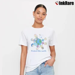 Women’s earth day snoopy protect the earth T-Shirt in white | Soft, Flattering Fit
