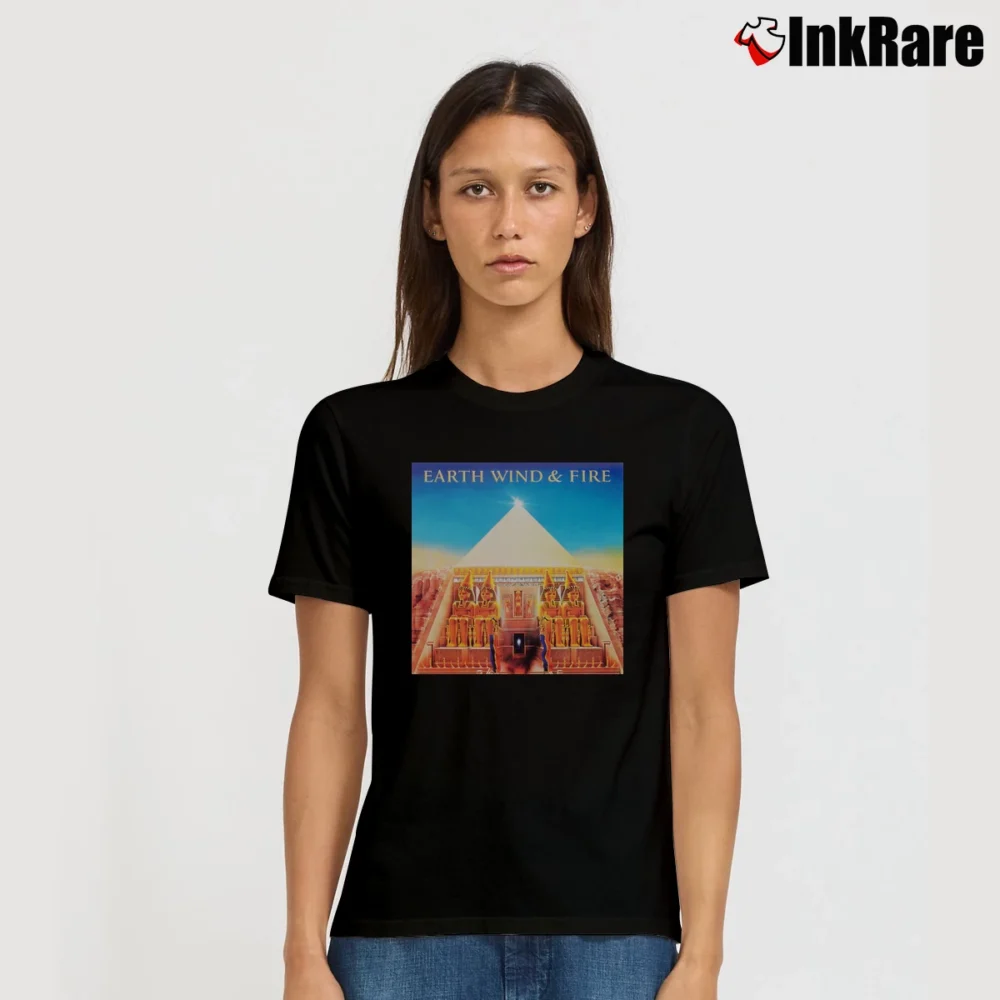 Women’s Earth Wind Fire All N All Sunscreen Signature T-Shirt in black | Soft, Flattering Fit