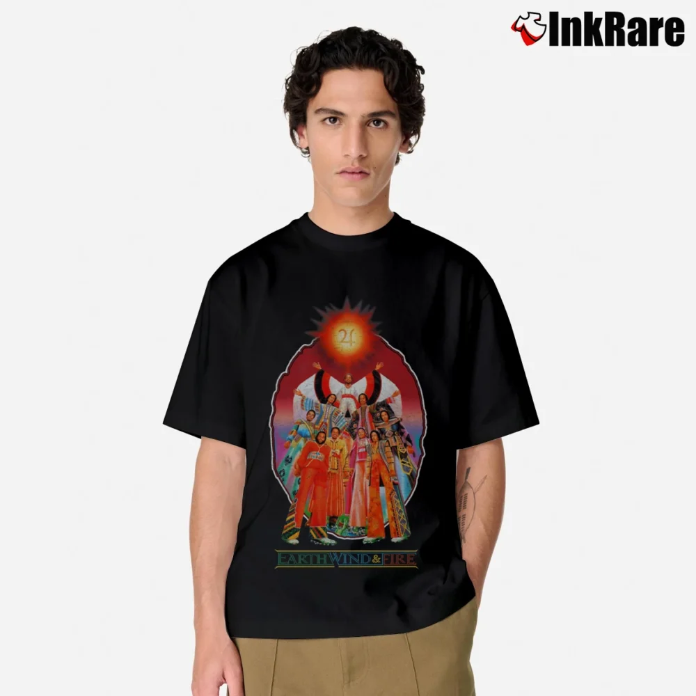 Men’s Earth Wind & Fire Let's Groove Classic T-Shirt in black | Soft, Breathable Everyday Wear