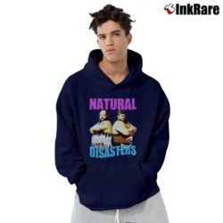 Men’s Earthquake and Typhoon The Natural Disasters for WWE Fans Pullover Hoodie in navy | Cozy, Durable, Modern Fit