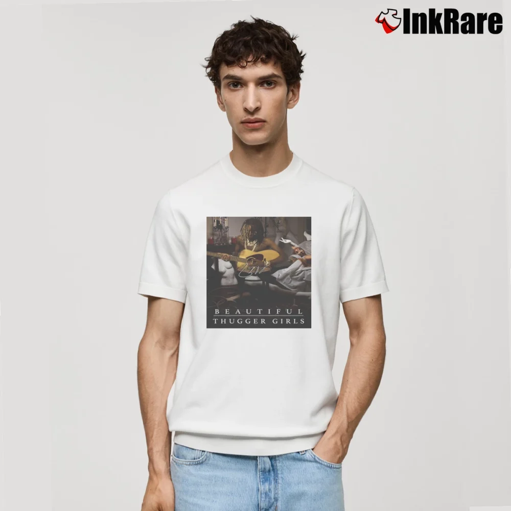 Men’s Easy Breezy Beautiful Thugger Girl Classic T-Shirt in white | Soft, Breathable Everyday Wear