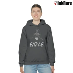 Women’s Eazy E Hip Hop Rap Icon Graphic Cozy Hoodie in charcoal | Warm, Structured, Stylish
