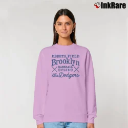 Women’s Ebbets Field Dodgers Relaxed Sweatshirt in light pink | Soft, Laid-Back Vibe