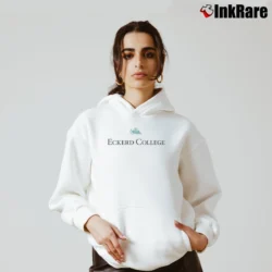 Women’s Eckerd College Logo Cozy Hoodie in white | Warm, Structured, Stylish
