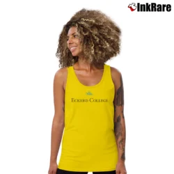 Women’s Eckerd College Logo Tank Top in yellow | Lightweight, Movement-Friendly