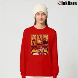 Women’s Eddie Guerrero Latino Heat Lie Cheat Steal for Wrestling Fans Long-Sleeve Top in red | Sleek, Versatile, All-Season