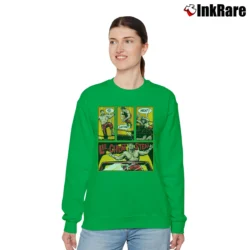 Women’s Eddie Guerrero Latino Heat Lie Cheat Steal for Wrestling Fans Relaxed Sweatshirt in irish green | Soft, Laid-Back Vibe