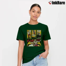 Women’s Eddie Guerrero Latino Heat Lie Cheat Steal for Wrestling Fans Signature T-Shirt in forest green | Soft, Flattering Fit