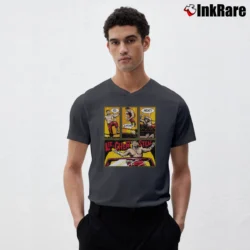 Men’s Eddie Guerrero Latino Heat Lie Cheat Steal for Wrestling Fans V-Neck Tee in charcoal | Sharp, Breathable, Everyday Staple