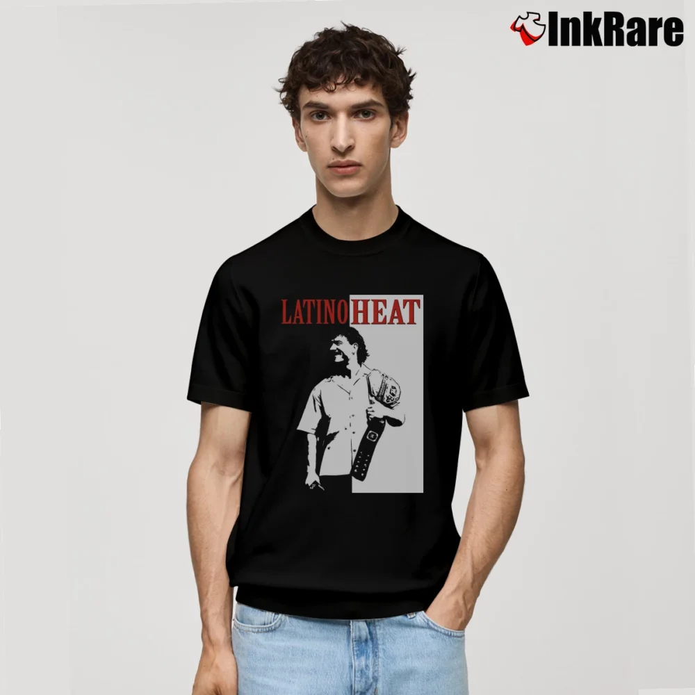 Men’s Eddie Guerrero Latino Heat Scarface Classic T-Shirt in black | Soft, Breathable Everyday Wear