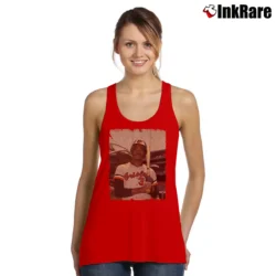 Women’s Eddie Murray Baltimore Orioles for Baseball Fans Tank Top in red | Lightweight, Movement-Friendly