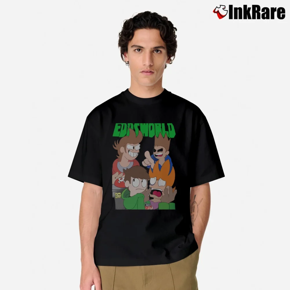 Men’s Eddsworld The End Classic T-Shirt in black | Soft, Breathable Everyday Wear