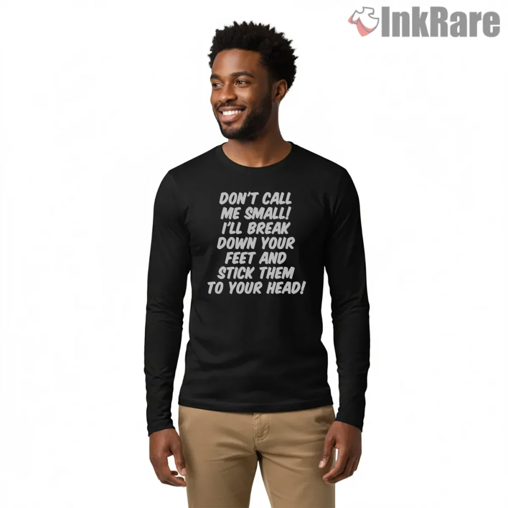 Edward Elric Quote Rant Typography Bold Anime Shirt on black long sleeve shirt for men graphic tee