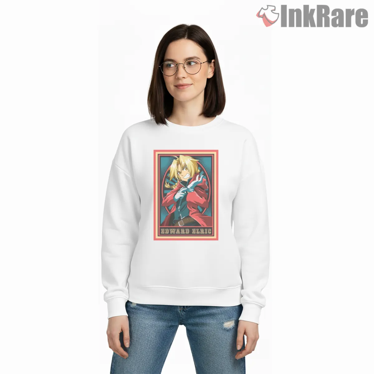 Edward Elric Retro Frame Poster Bold Anime Shirt Edward Elric Retro Frame Poster Bold Anime Shirt on graphic shirt for women graphic tee