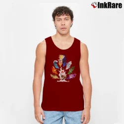 Men’s Eevee Evolution Pokemon Birthday Gift For All Tank Top in maroon | Breathable, Active-Friendly Design