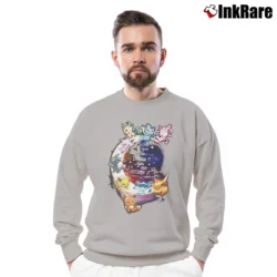 Men’s Eevee If You Can Dream It You Can Become It Pokemon Evolution Crewneck Sweatshirt in sport grey | Cozy Fabric, Clean Style
