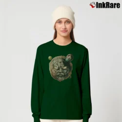 Women’s Ego The Living Planet Marvel In Orbit Long-Sleeve Top in forest green | Sleek, Versatile, All-Season