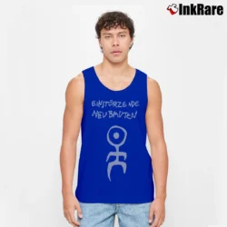 Men’s Einsturzende Neubauten Band Tank Top in royal blue | Breathable, Active-Friendly Design