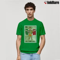 Men’s El Campeon Canelo Alvarez Champion for Boxing Fans Classic T-Shirt in irish green | Soft, Breathable Everyday Wear