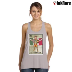 Women’s El Campeon Canelo Alvarez Champion for Boxing Fans Tank Top in sport grey | Lightweight, Movement-Friendly