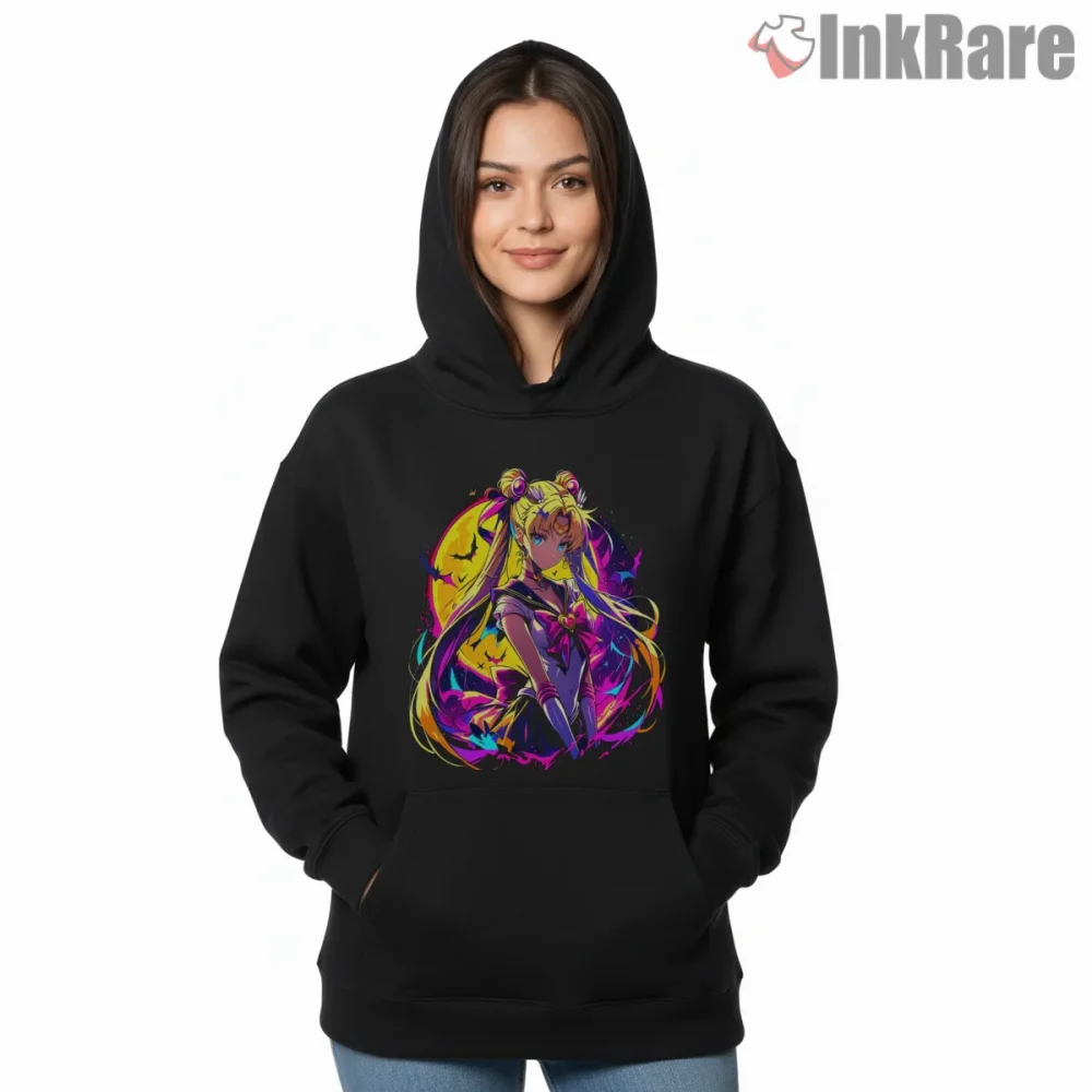 Electric Transformation Dreamscape Magical Shirt on black hoodie for women graphic tee