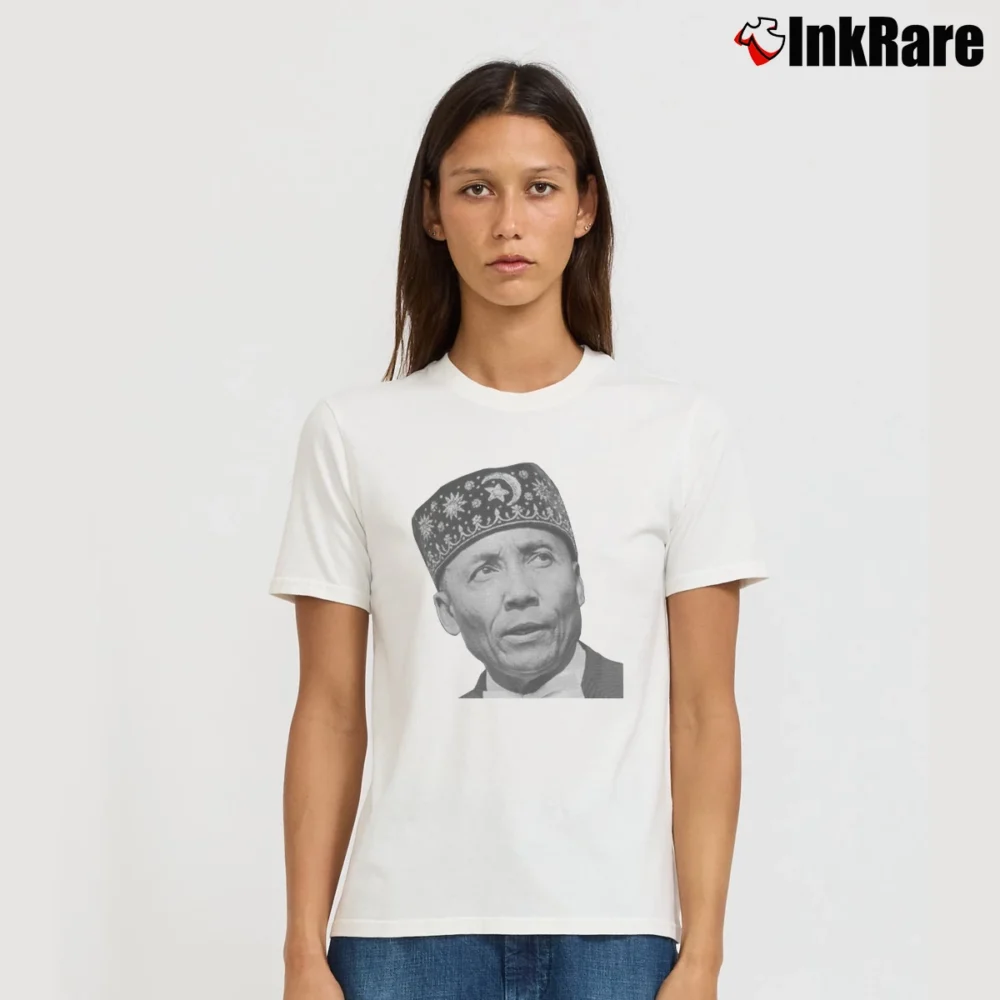 Women’s Elijah Muhammad T-Shirt in white | Soft, Flattering Fit