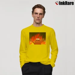 Men’s Elmo's Fire Classic Long-Sleeve Shirt in yellow | Sleek, Lightweight, Year-Round Wear