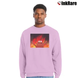 Men’s Elmo's Fire Classic Crewneck Sweatshirt in light pink | Cozy Fabric, Clean Style