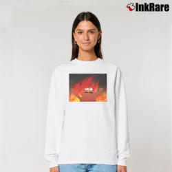 Women’s Elmo's Fire Classic Relaxed Sweatshirt in white | Soft, Laid-Back Vibe