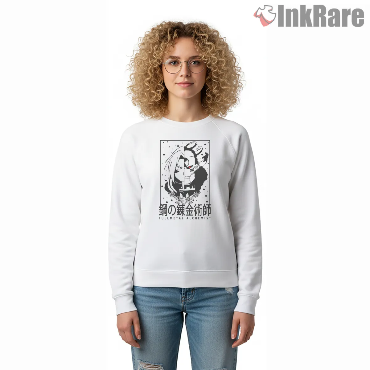 Elric Brothers Split Face Minimal Black White Anime Shirt Elric Brothers Split Face Minimal Black White Anime Shirt on graphic shirt for women graphic tee