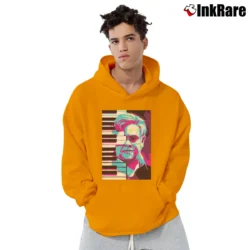 Men’s Elton John The Rocket Man Pullover Hoodie in orange | Cozy, Durable, Modern Fit