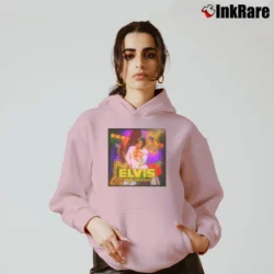 Women’s Elvis Presley Aloha From Hawaii Cozy Hoodie in light pink | Warm, Structured, Stylish