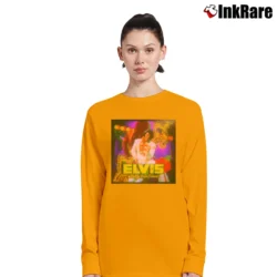 Women’s Elvis Presley Aloha From Hawaii Long-Sleeve Top in orange | Sleek, Versatile, All-Season