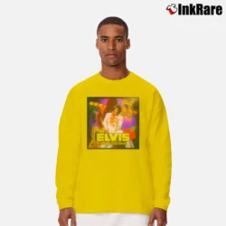 Men’s Elvis Presley Aloha From Hawaii Long-Sleeve Shirt in yellow | Sleek, Lightweight, Year-Round Wear