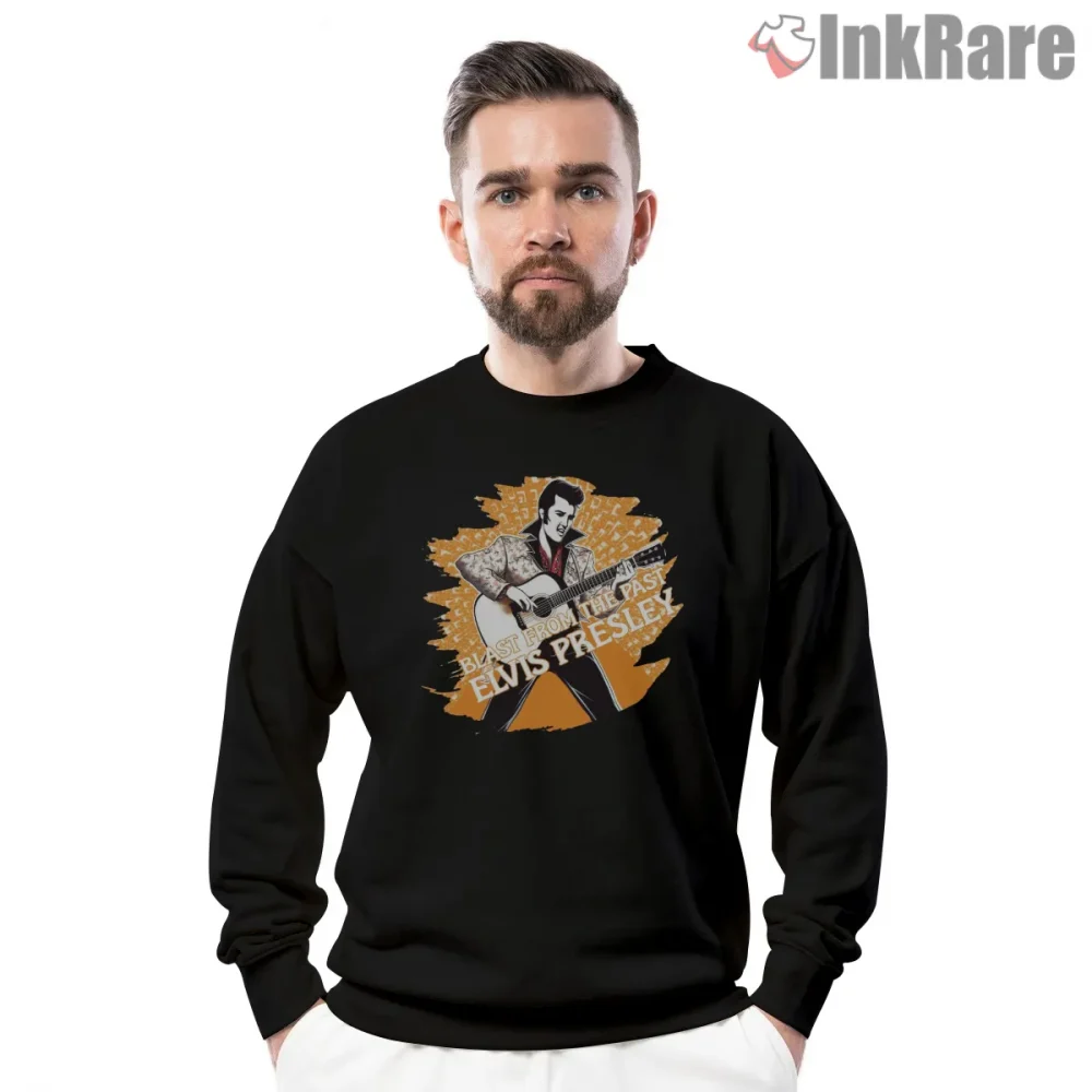 Elvis Presley Blast From The Past Guitar Shirt on graphic shirt for men graphic tee