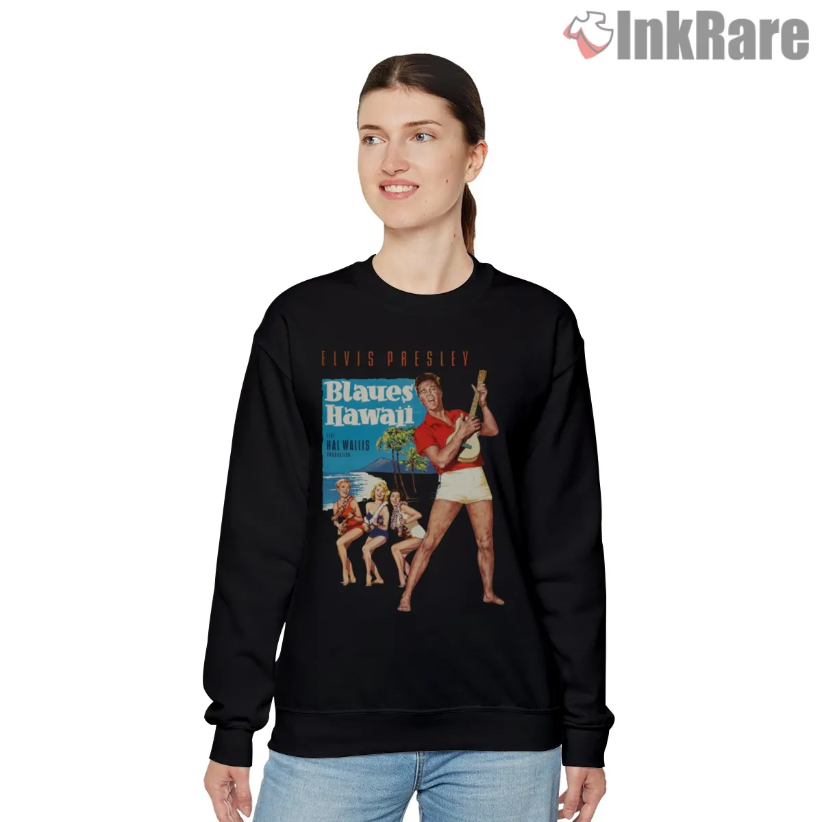 Elvis Presley Blues Hawaii Movie Poster Shirt Elvis Presley Blues Hawaii Movie Poster Shirt on graphic shirt for women graphic tee