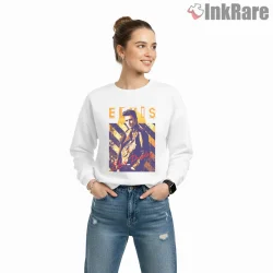 Elvis Presley Bold Stage Graphic Shirt on graphic shirt for women graphic tee