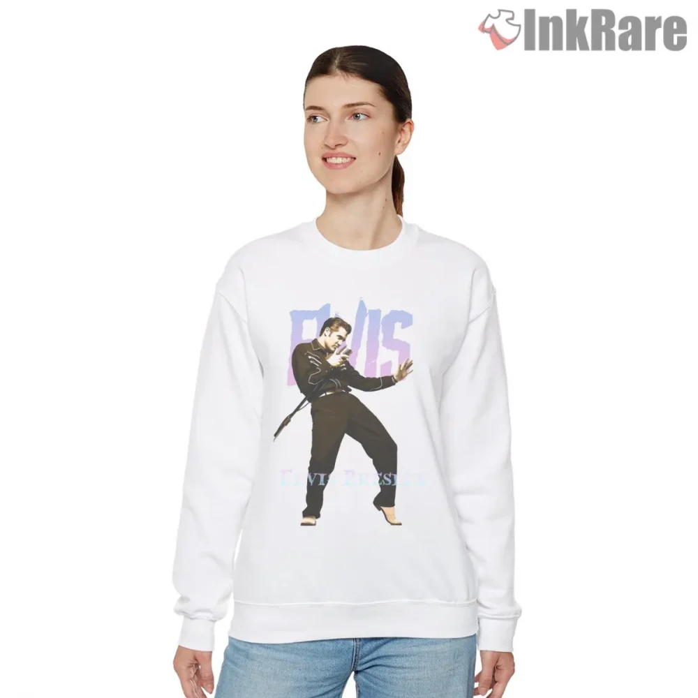 Elvis Presley Classic Dance Pose Retro Shirt on graphic shirt for women graphic tee