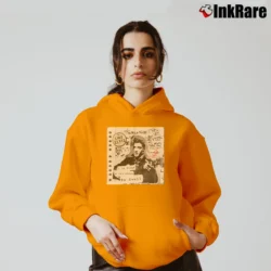Women’s Elvis Presley Heartbreak Hotel Cozy Hoodie in orange | Warm, Structured, Stylish