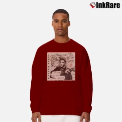 Men’s Elvis Presley Heartbreak Hotel Long-Sleeve Shirt in maroon | Sleek, Lightweight, Year-Round Wear