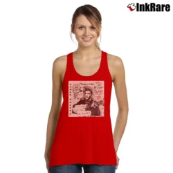 Women’s Elvis Presley Heartbreak Hotel Tank Top in red | Lightweight, Movement-Friendly