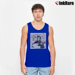 Men’s Elvis Presley Heartbreak Hotel Tank Top in royal blue | Breathable, Active-Friendly Design