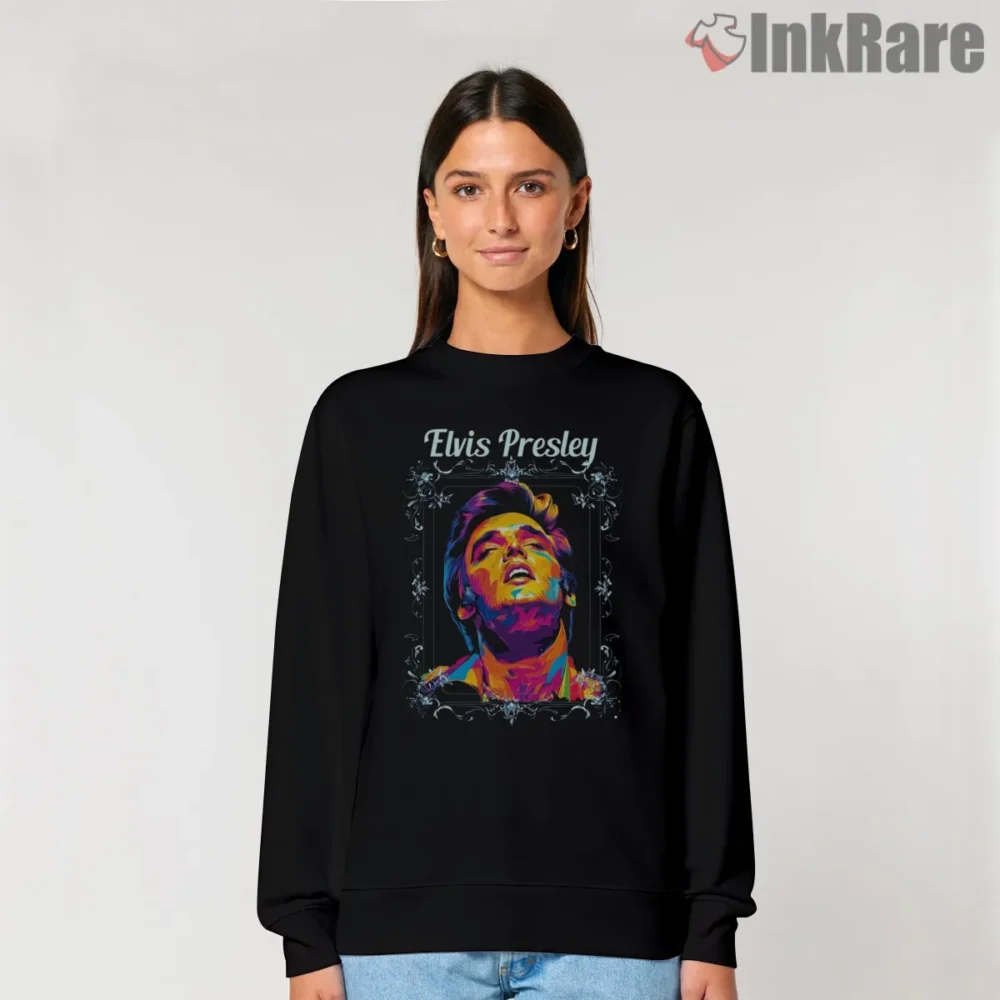 Elvis Presley Radiant Stage Fan Art Shirt on graphic shirt for women graphic tee