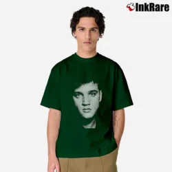 Men’s Elvis Presley The King Classic T-Shirt in forest green | Soft, Breathable Everyday Wear