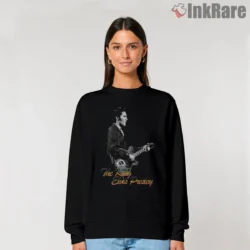 Elvis Presley The King Vintage Guitar Shirt on graphic shirt for women graphic tee